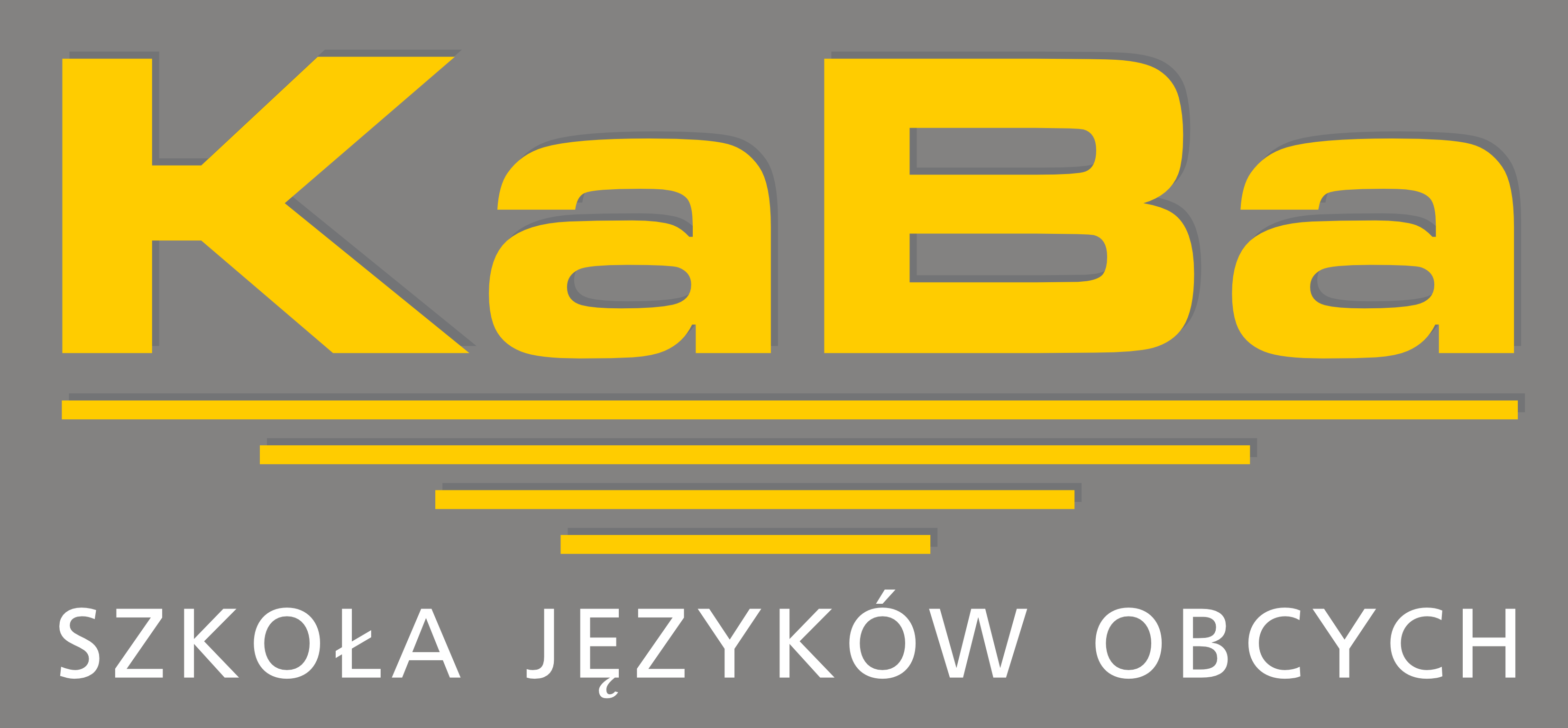 Logo Szkoła Języków Obcych KaBa  Spółka Cywilna