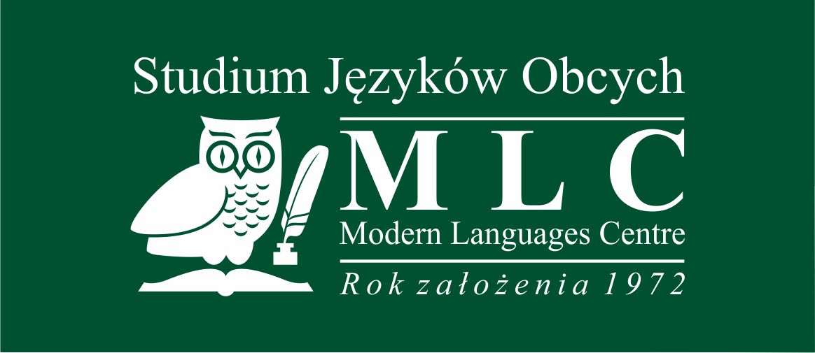 Logo Studium Języków Obcych Modern Languages Center Sp. z o. o. Spółka Jawna