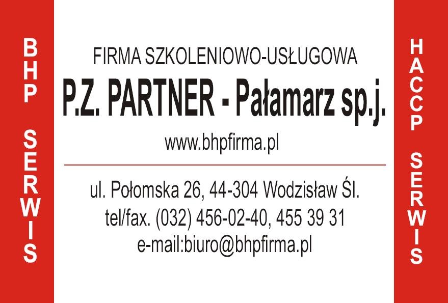 Logo &quot;P. Z. PARTNER&quot; - Pałamarz sp. j.