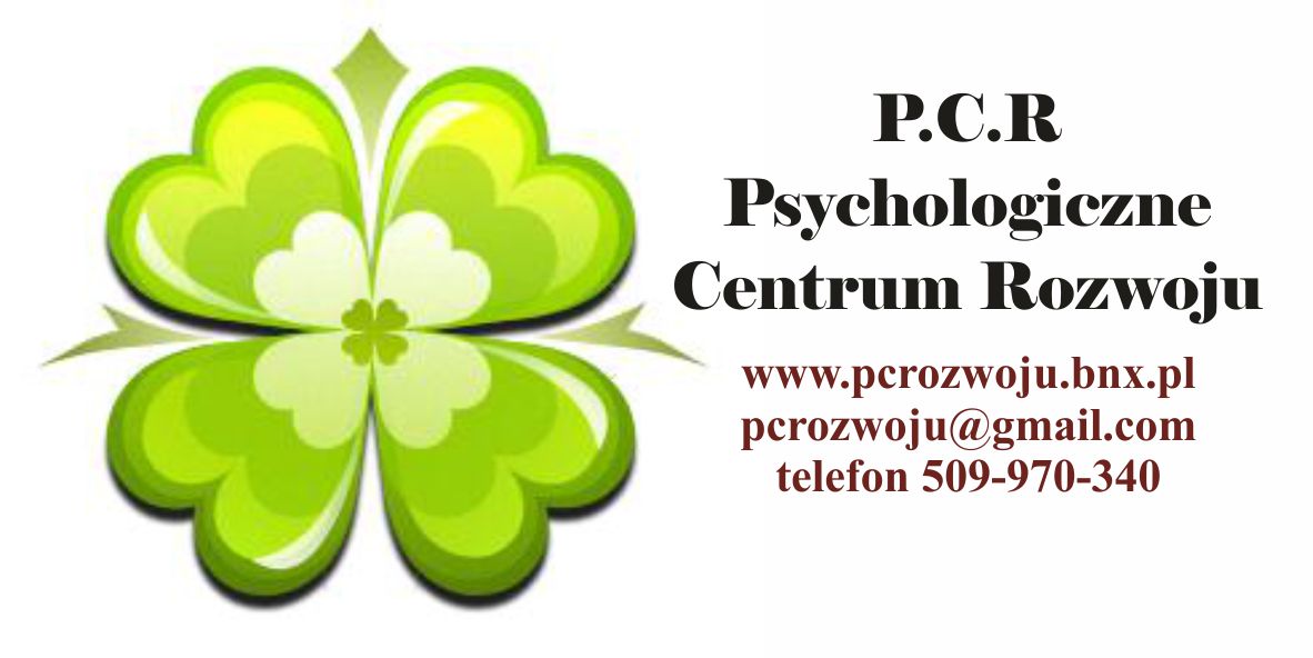 Logo P.C.R. - Psychologiczne Centrum Rozwoju Łukasz Kazanowski