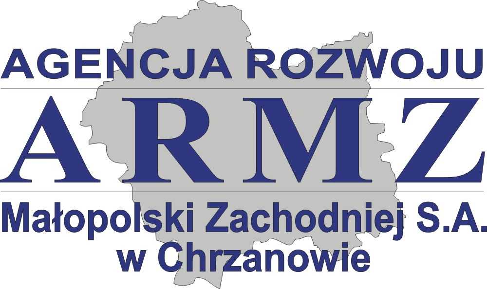 Logo Agencja Rozwoju Małopolski Zachodniej Spółka Akcyjna