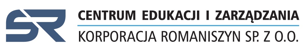 Logo CENTRUM EDUKACJI I ZARZĄDZANIA KORPORACJA &quot;ROMANISZYN&quot; SPÓŁKA Z OGRANICZONĄ ODPOWIEDZIALNOŚCIĄ