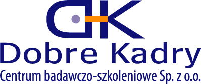 Logo DOBRE KADRY CENTRUM BADAWCZO-SZKOLENIOWE SPÓŁKA Z OGRANICZONĄ ODPOWIEDZIALNOŚCIĄ