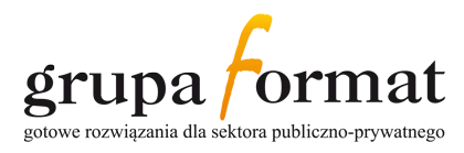 Logo GRUPA FORMAT SPÓŁKA Z OGRANICZONĄ ODPOWIEDZIALNOŚCIĄ SPÓŁKA KOMANDYTOWA