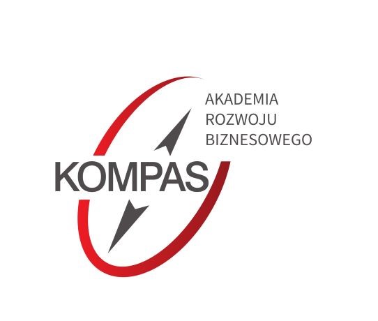 Logo AKADEMIA ROZWOJU BIZNESOWEGO KOMPAS MAŁGORZATA BOROWSKA