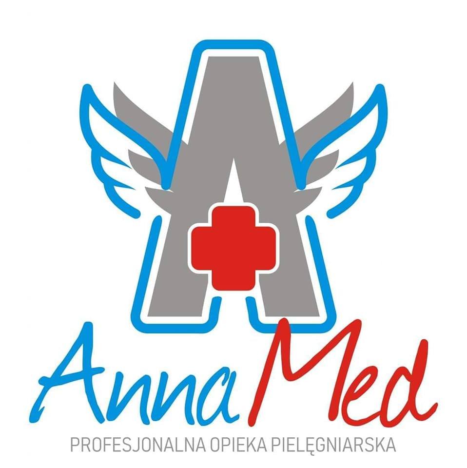 Logo AnnaMed Anna Mocarska Indywidualna Specjalistyczna Praktyka Pielęgniarska w Domu Pacjenta