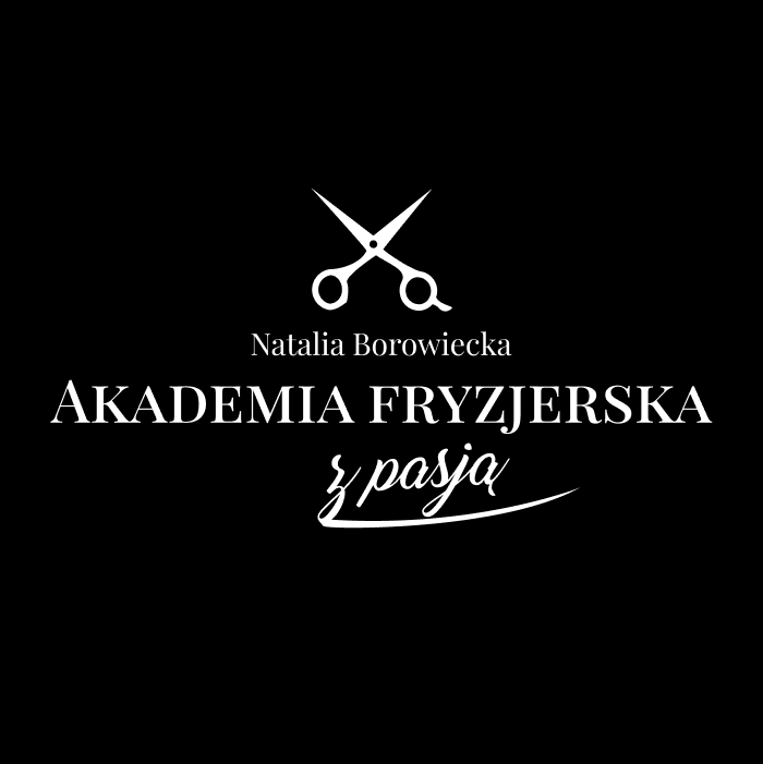 Logo Fryzjer z pasją. Natalia Borowiecka