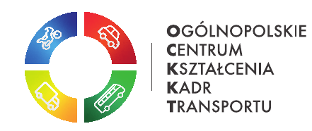 Logo Ogólnopolskie Centrum Kształcenia Kadr Transportu spółka z ograniczoną odpowiedzialnością
