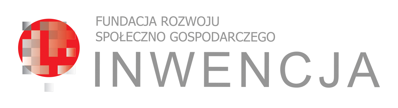 Logo FUNDACJA ROZWOJU SPOŁECZNO-GOSPODARCZEGO INWENCJA
