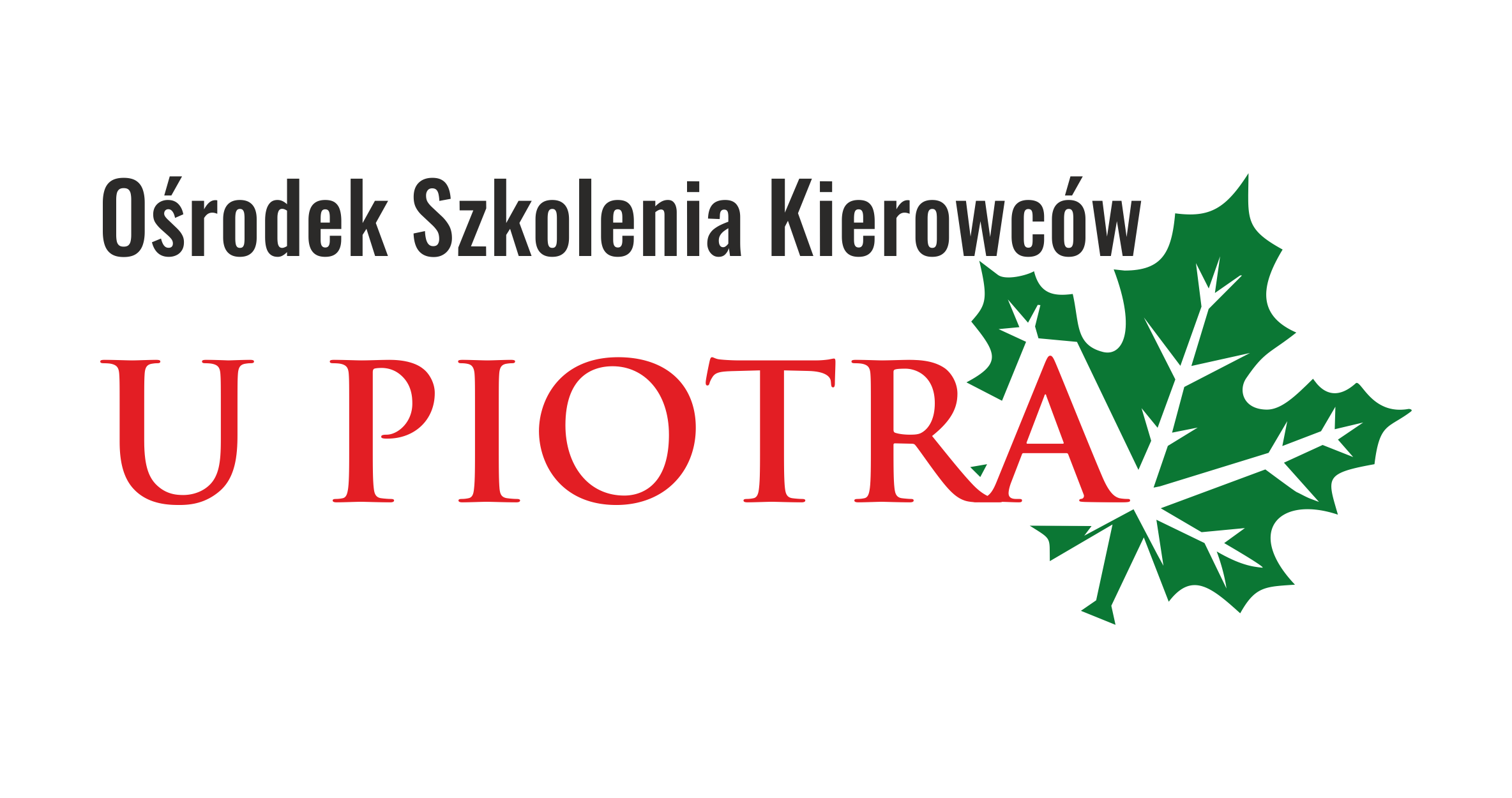 Logo PIOTR DEREŃ OŚRODEK SZKOLENIA KIEROWCÓW " U PIOTRA"
