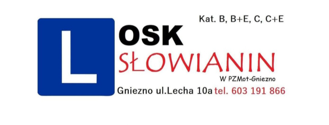 Logo LUCYNA MAJEWSKA Ośrodek Szkolenia Kierowców SŁOWIANIN