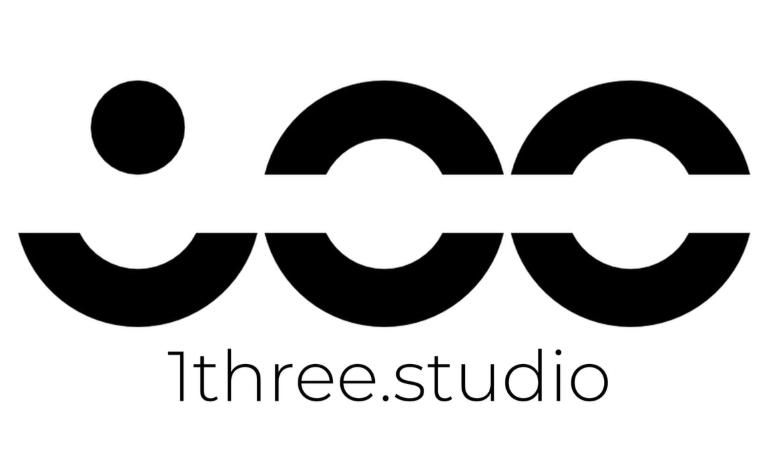 Logo 1three.studio Piotr Czyżowski