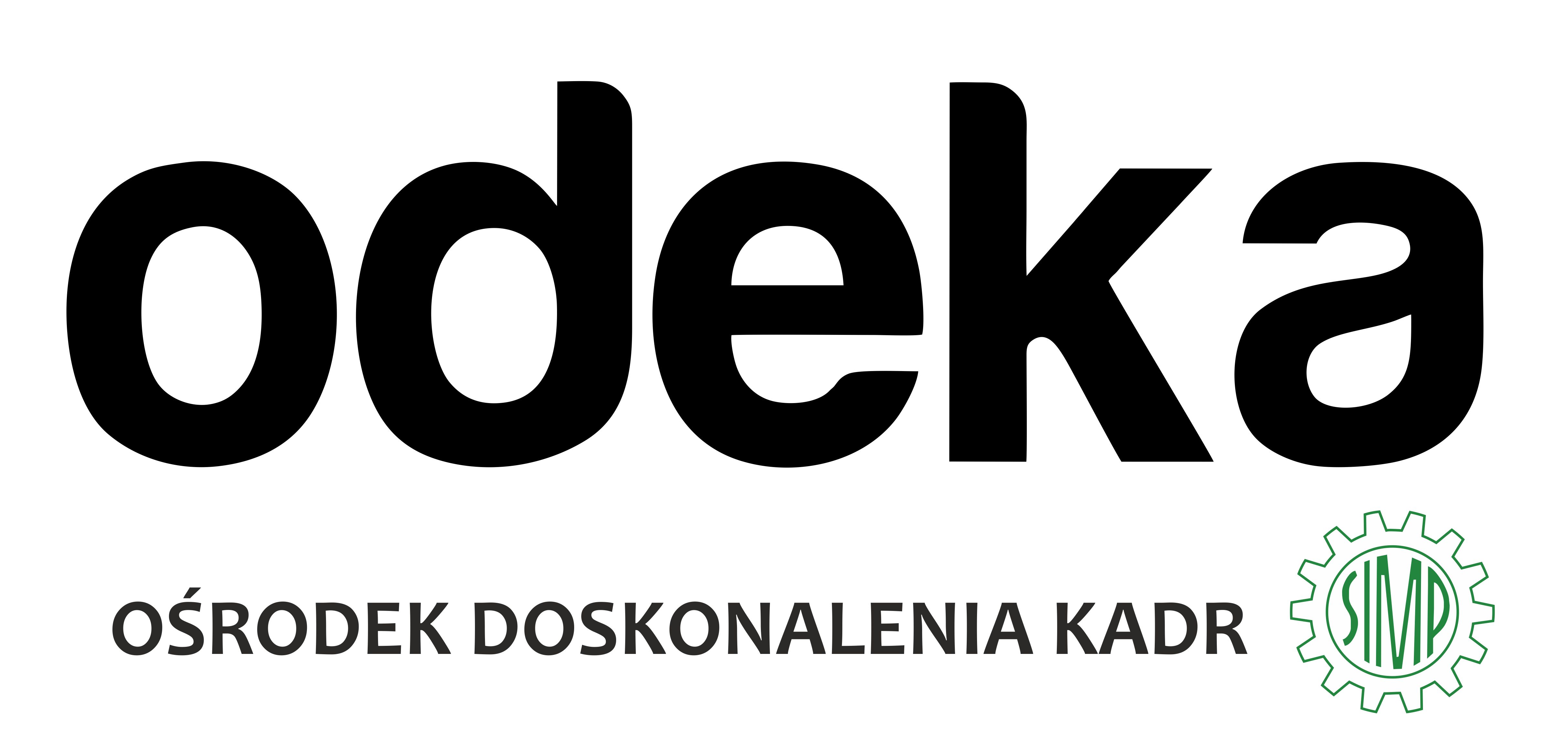 Logo ODEKA Ośrodek Doskonalenia Kadr S.C. A. A. Wojciechowscy - Firma Franczyzowa SIMP