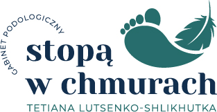 Logo Stopa w chmurach Gabinet podologiczny Tetiana Lutsenko