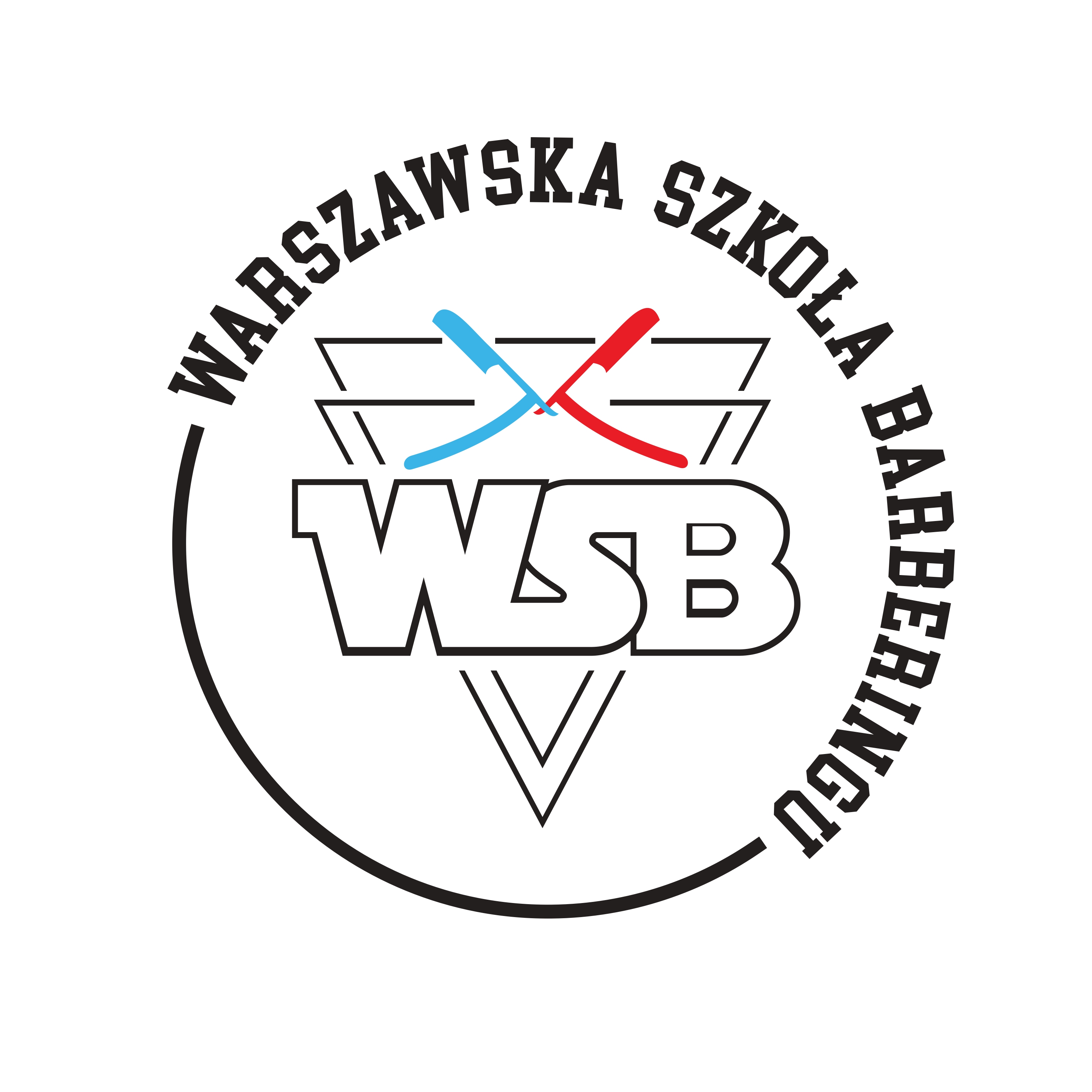 Logo MINISTERSTWO BARBERINGU SPÓŁKA Z OGRANICZONĄ ODPOWIEDZIALNOŚCIĄ