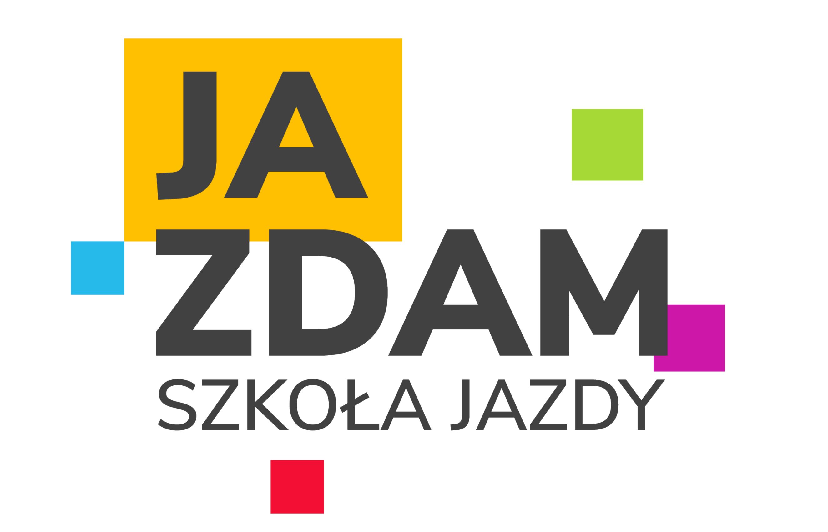 Logo Szkoła Jazdy JaZDAM PPHU NW-BD EFEKT Nikodem Dolata