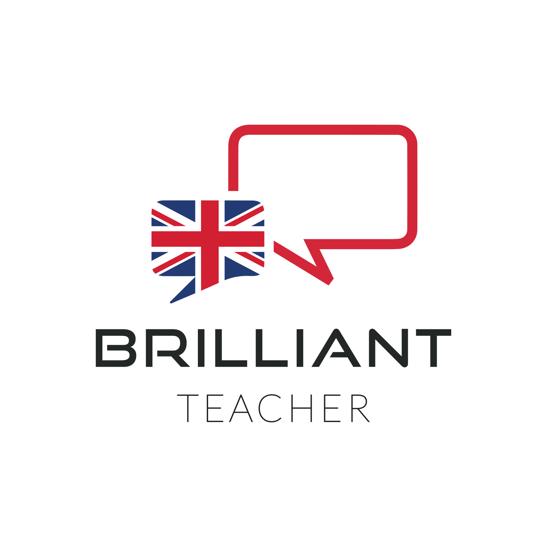 Logo Justyna Brombosz BRILLIANT TEACHER Angielski Korepetycje Tłumaczenia