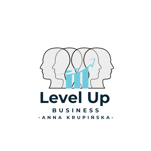 Logo Level UP Business ANNA KRUPIŃSKA