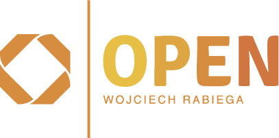 Logo OPEN WOJCIECH RABIEGA