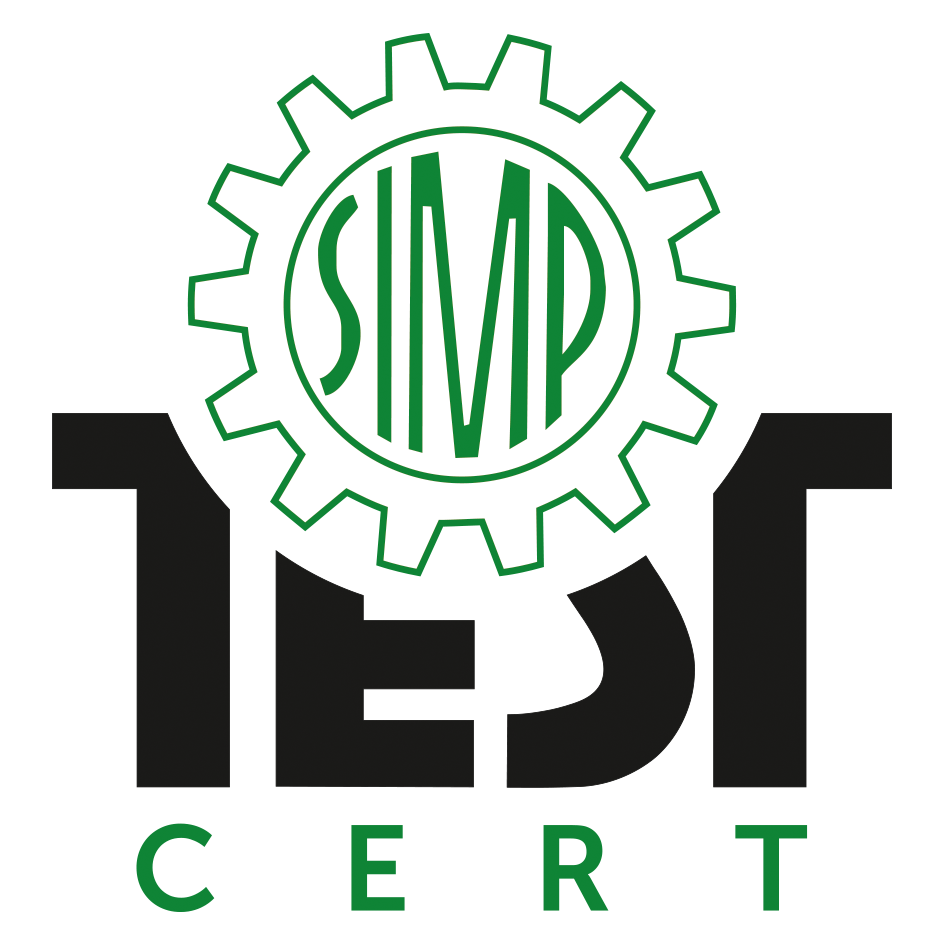 Logo Ośrodek Badań i Certyfikacji SIMPTESTCERT Sp. z o.o.