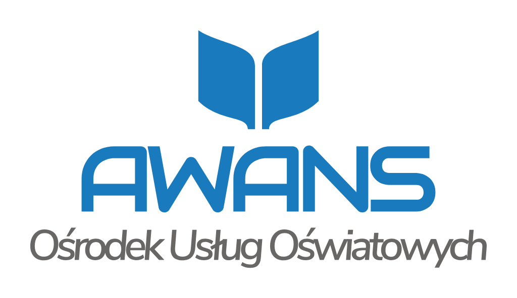 Logo AWANS  Ośrodek Usług Oświatowych DOROTA SKROBARCZYK
