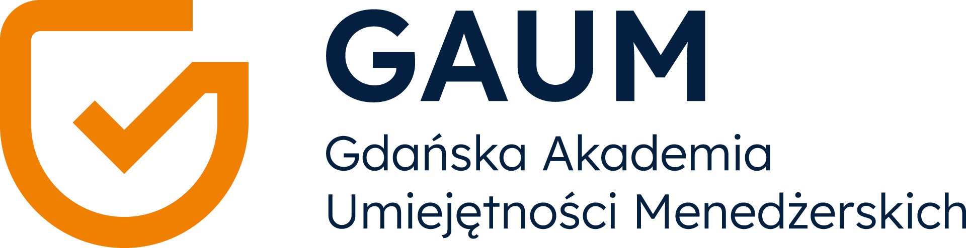 Logo Gdańska Akademia Umiejętności Menedżerskich Joseph Wera