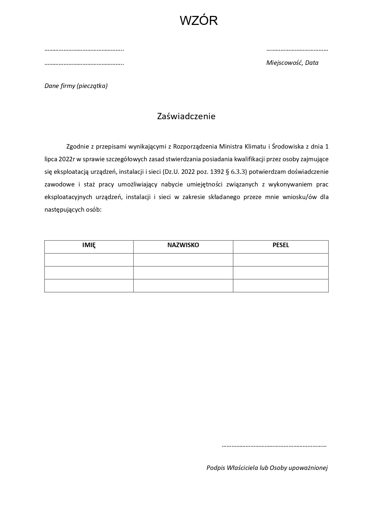 Zaświadczenie od Pracodawcy potwierdzające doświadczenie zawodowe pracownika_page-0001.jpg