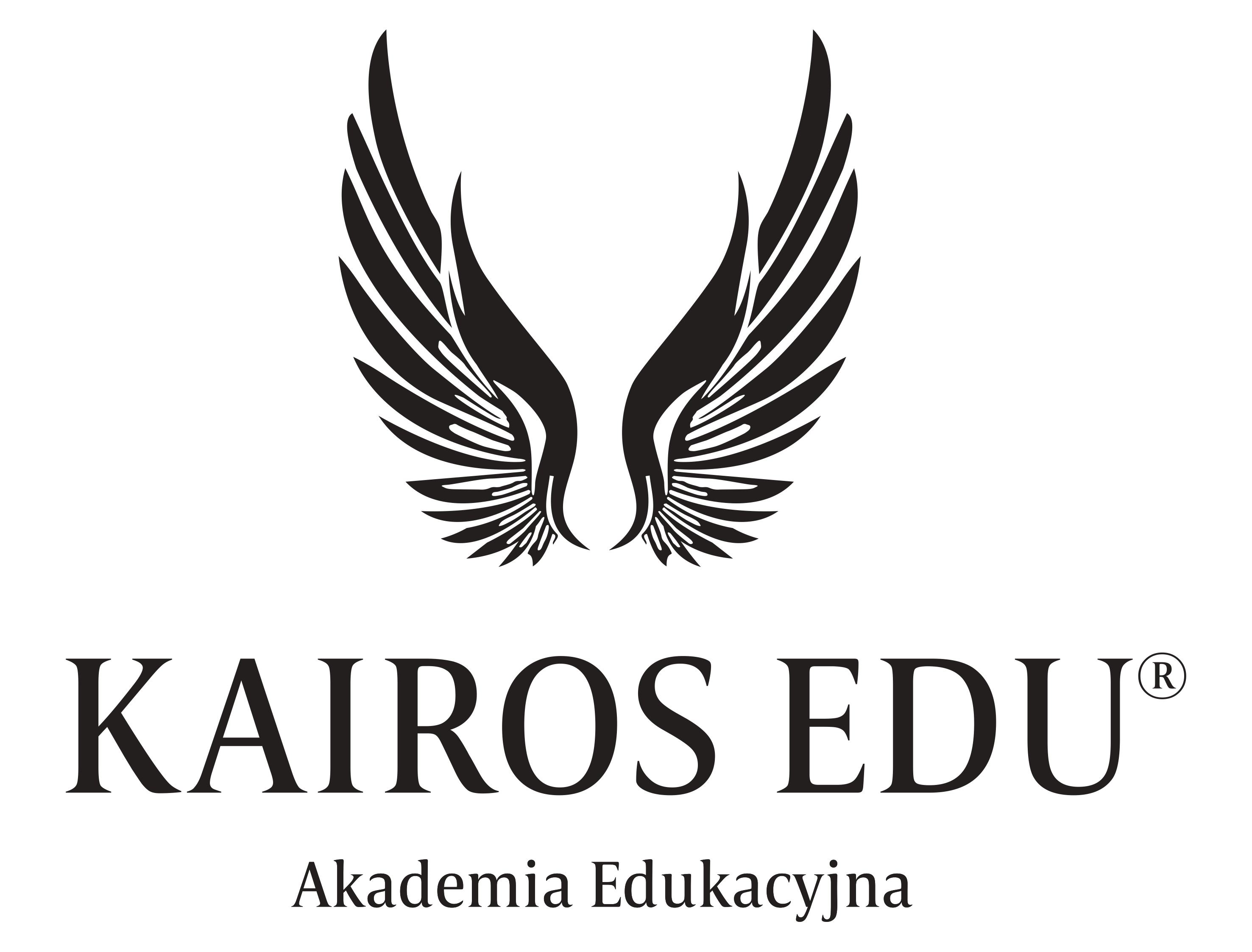 Logo "KAIROS EDU" Akademia Edukacyjna Marlena Mańko