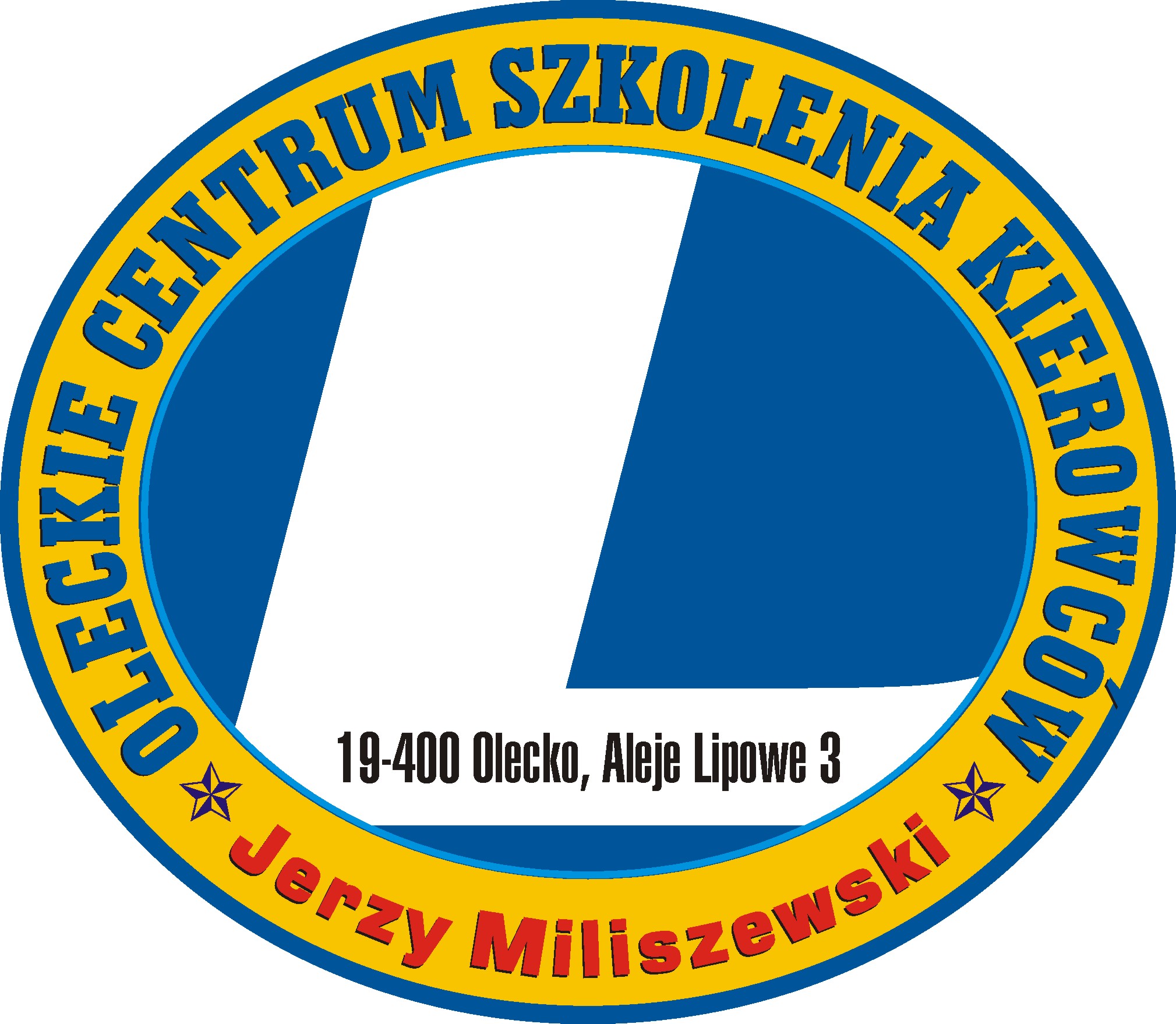 Logo Oleckie Centrum Szkolenia Kierowców Jerzy Miliszewski