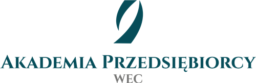 Logo AKADEMIA PRZEDSIĘBIORCY WEC SPÓŁKA Z OGRANICZONĄ ODPOWIEDZIALNOŚCIĄ