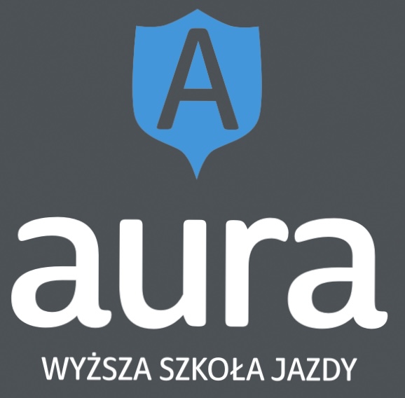 Logo AURA WYŻSZA SZKOŁA JAZDY MARCIN POGODA