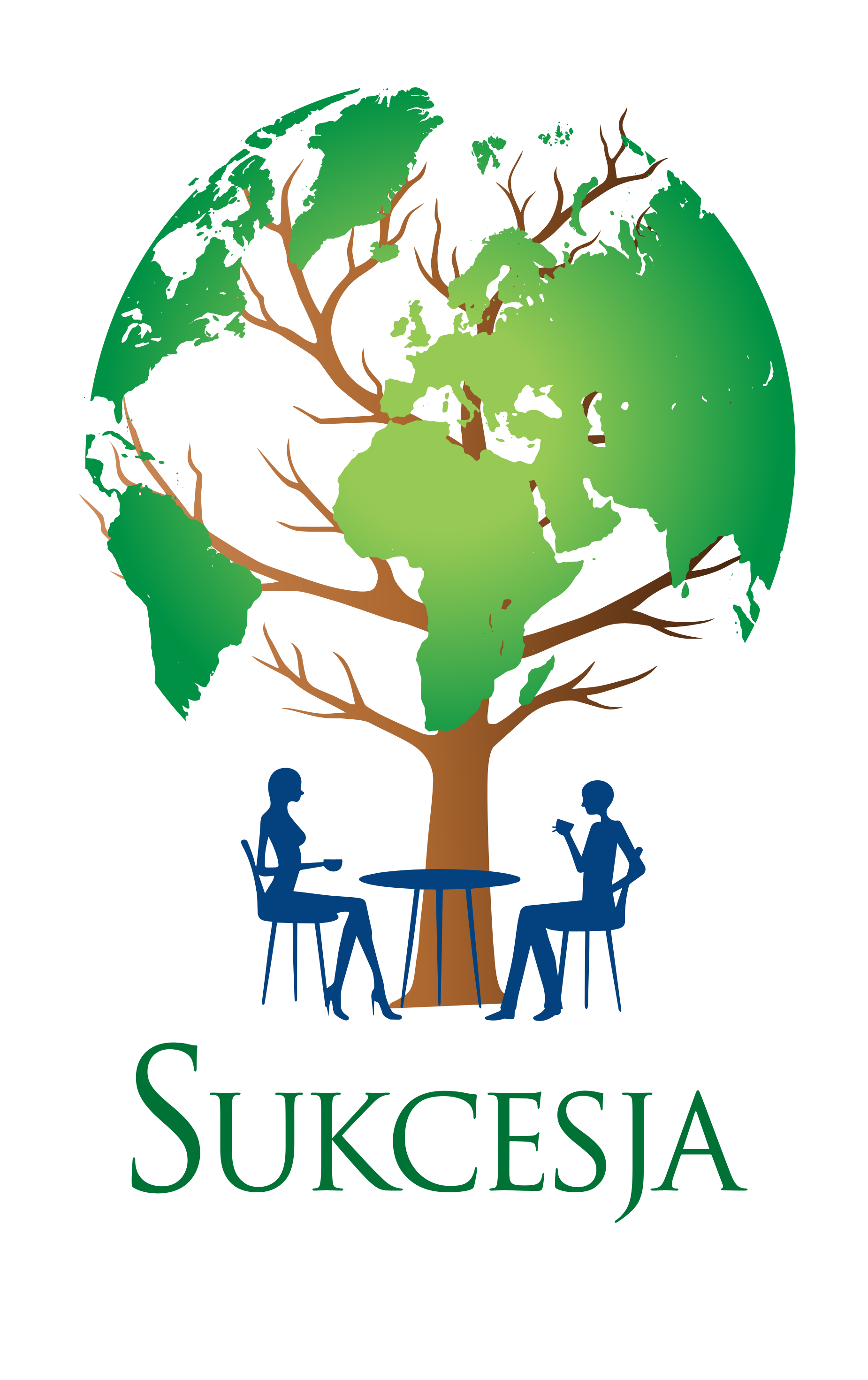 Logo "SUKCESJA Z LUDZKĄ TWARZĄ"