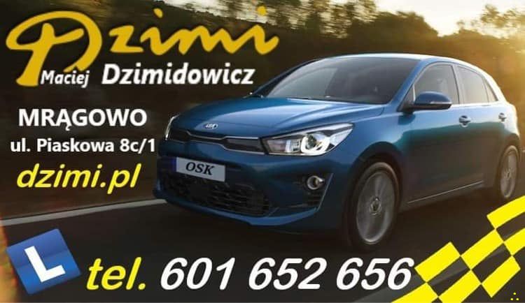 Logo OŚRODEK SZKOLENIA KIEROWCÓW "DZIMI"  MACIEJ DZIMIDOWICZ