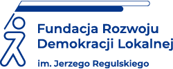 Logo FUNDACJA ROZWOJU DEMOKRACJI LOKALNEJ IM. JERZEGO REGULSKIEGO