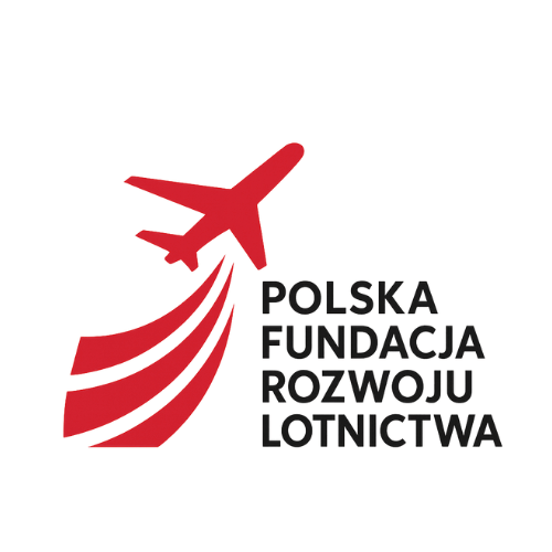 Logo POLSKA FUNDACJA ROZWOJU LOTNICTWA