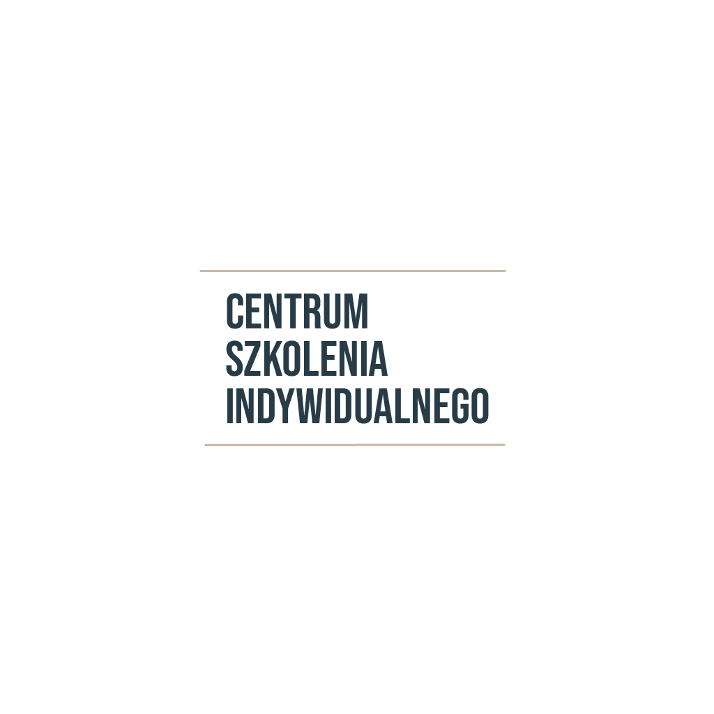 Logo CENTRUM SZKOLENIA INDYWIDUALNEGO SPÓŁKA Z OGRANICZONĄ ODPOWIEDZIALNOŚCIĄ