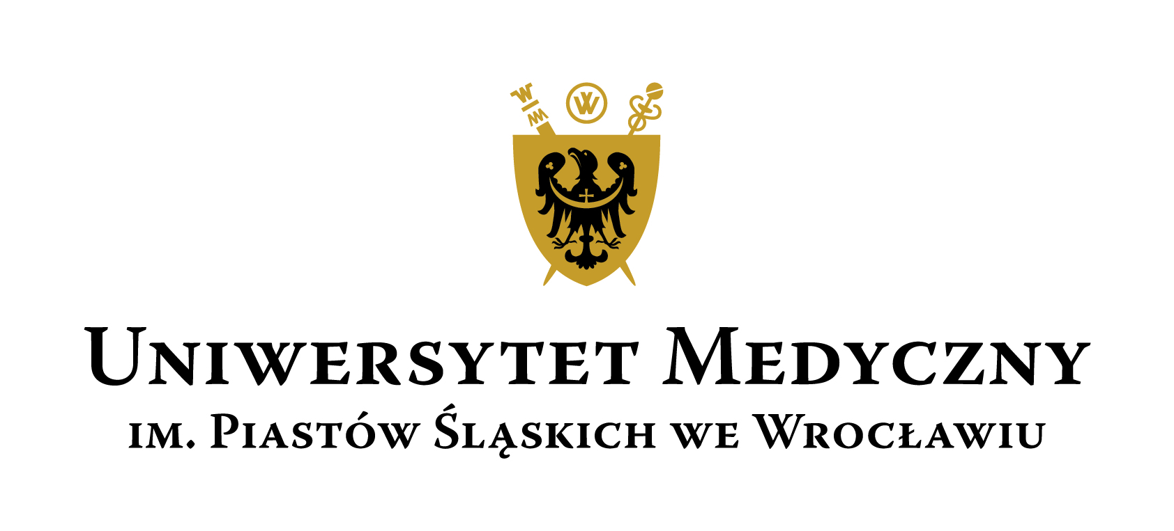 Logo UNIWERSYTET MEDYCZNY IM.PIASTÓW ŚLĄSKICH WE WROCŁAWIU