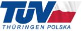 Logo TÜV THÜRINGEN POLSKA SPÓŁKA Z OGRANICZONĄ ODPOWIEDZIALNOŚCIĄ