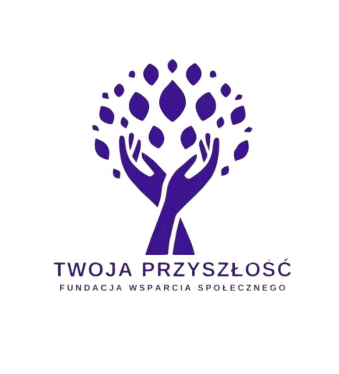Logo "FUNDACJA WSPARCIA SPOŁECZNEGO TWOJA PRZYSZŁOŚĆ"