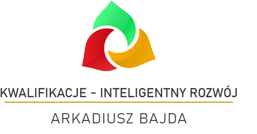 Logo KWALIFIKACJE - INTELIGENTNY ROZWÓJ ARKADIUSZ BAJDA