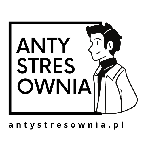 Logo Antystresownia - Instytut Psychologii Pozytywnej. Michał Karpeza